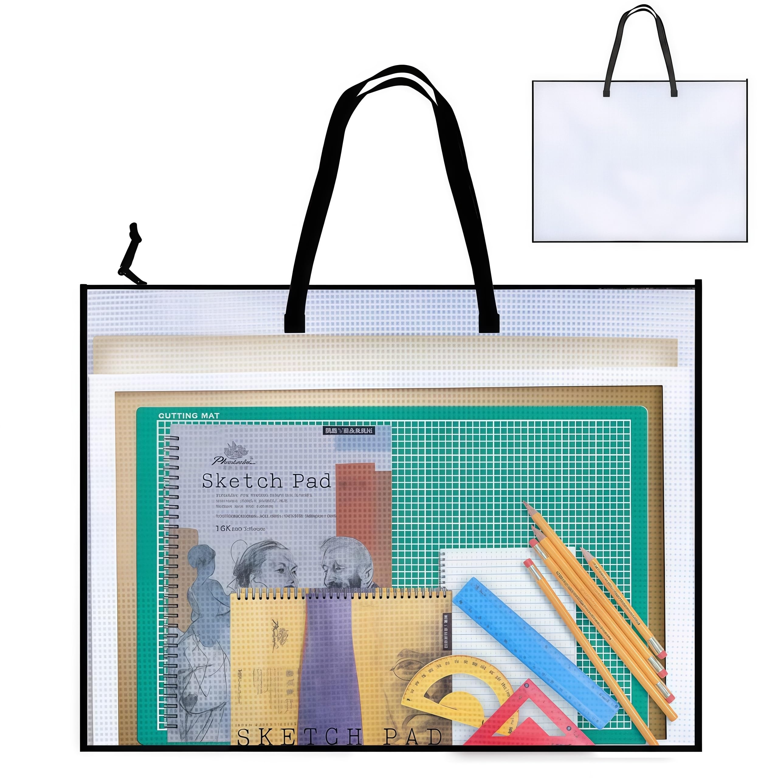 A2 Art Bag Portfolio, Art Folder for Posters, Drawings, Paintings Storage