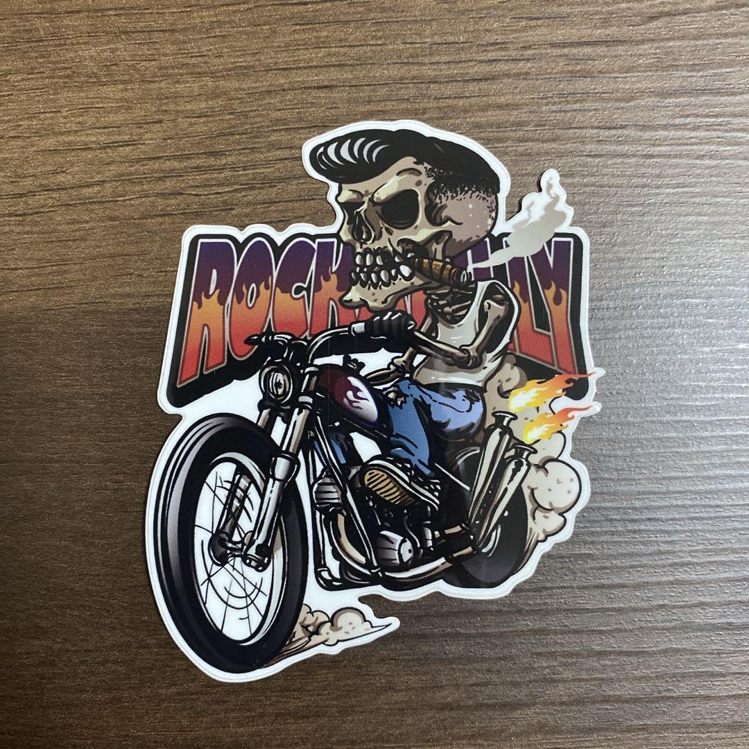 Amazon.co.jp: バイカーステッカー バイク ハーレー ヘルメット