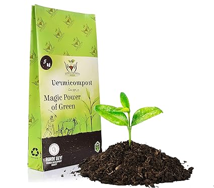 Extra Growth Vermi Magic Power of Green composting Fertilizer for Plants (5 kg)