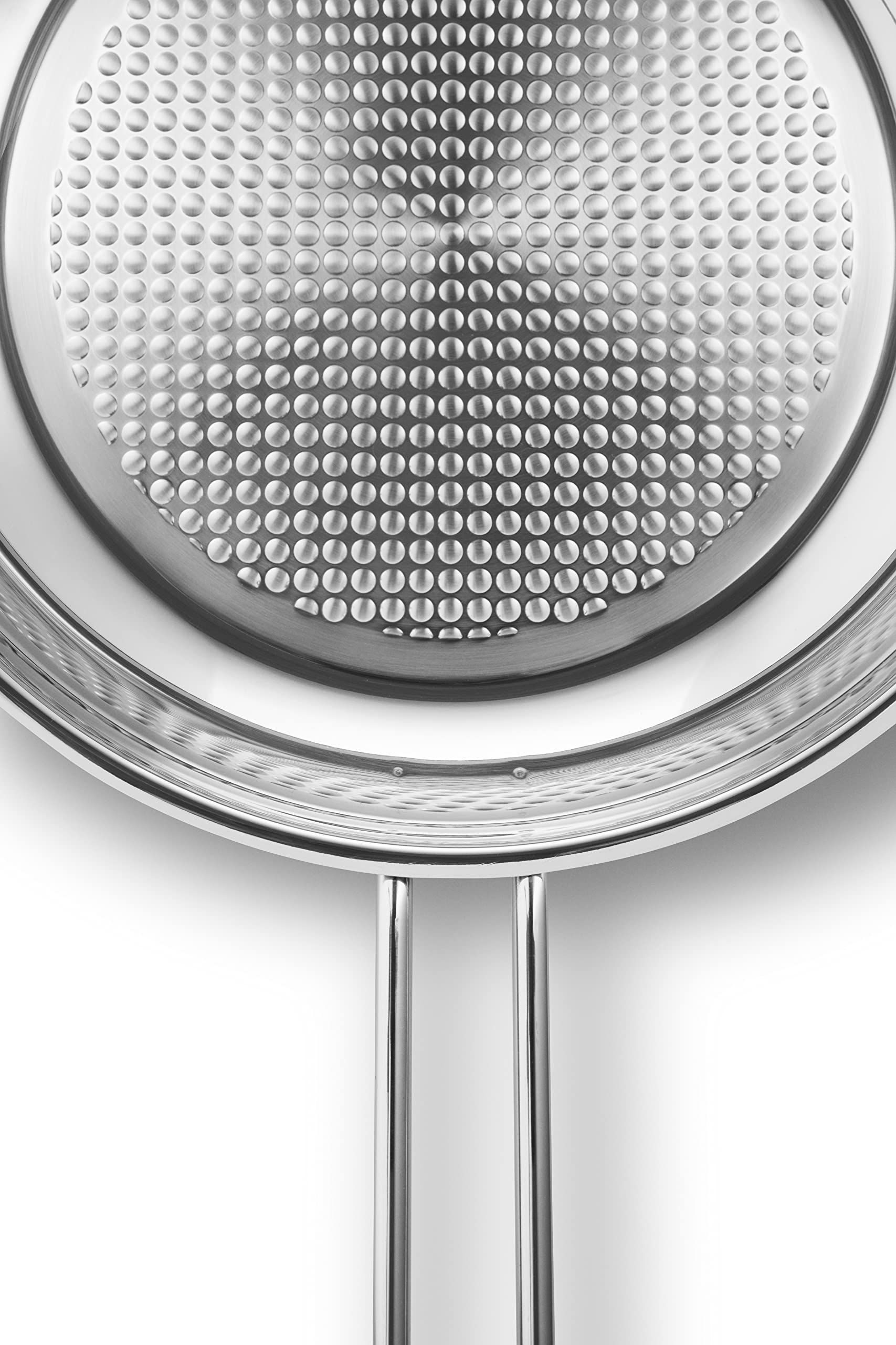 Eva Trio Patelnia ze stali nierdzewnej 24 cm Honeycomb | Korpus patelni składa się w 90% ze stali nierdzewnej pochodzącej z recyklingu
