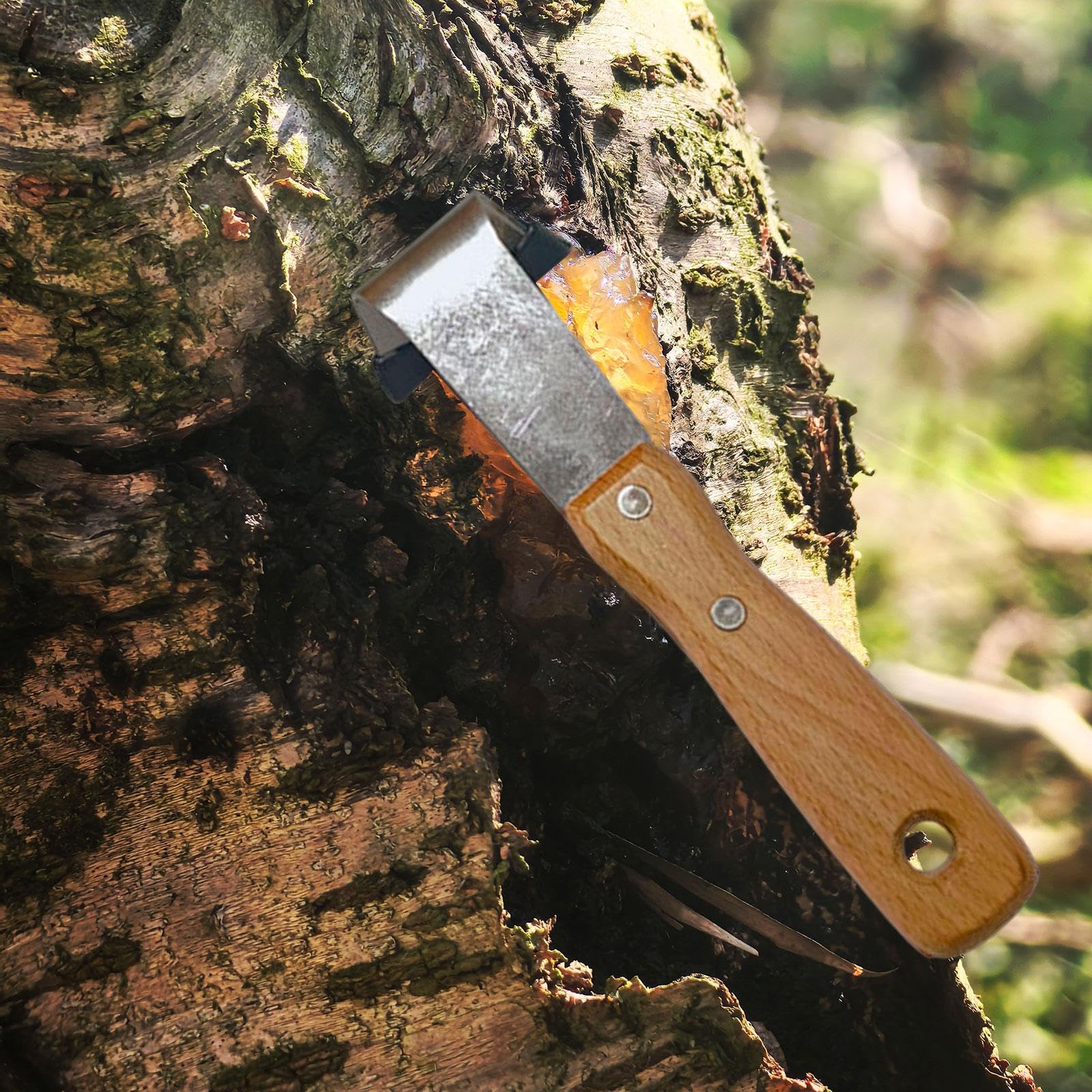 Removal Tool Barks Felled Draw Shave Knife Crack Weeder Log Peeler Tool for Debarking Grafting Cutting Lawn Yard