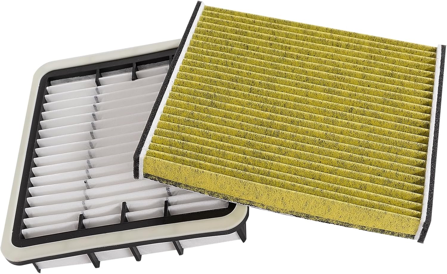 17801-50030 & 87139-50030 Engine Air Filter And Carbon Cabin Filter Set Fits Compatible with Lexus LEXUS LS430 LS 430 2001 2002 2003 2004 2005 2006 4.3L V8 4293CC 4.3 L V 8 Base Sedan 4-Door