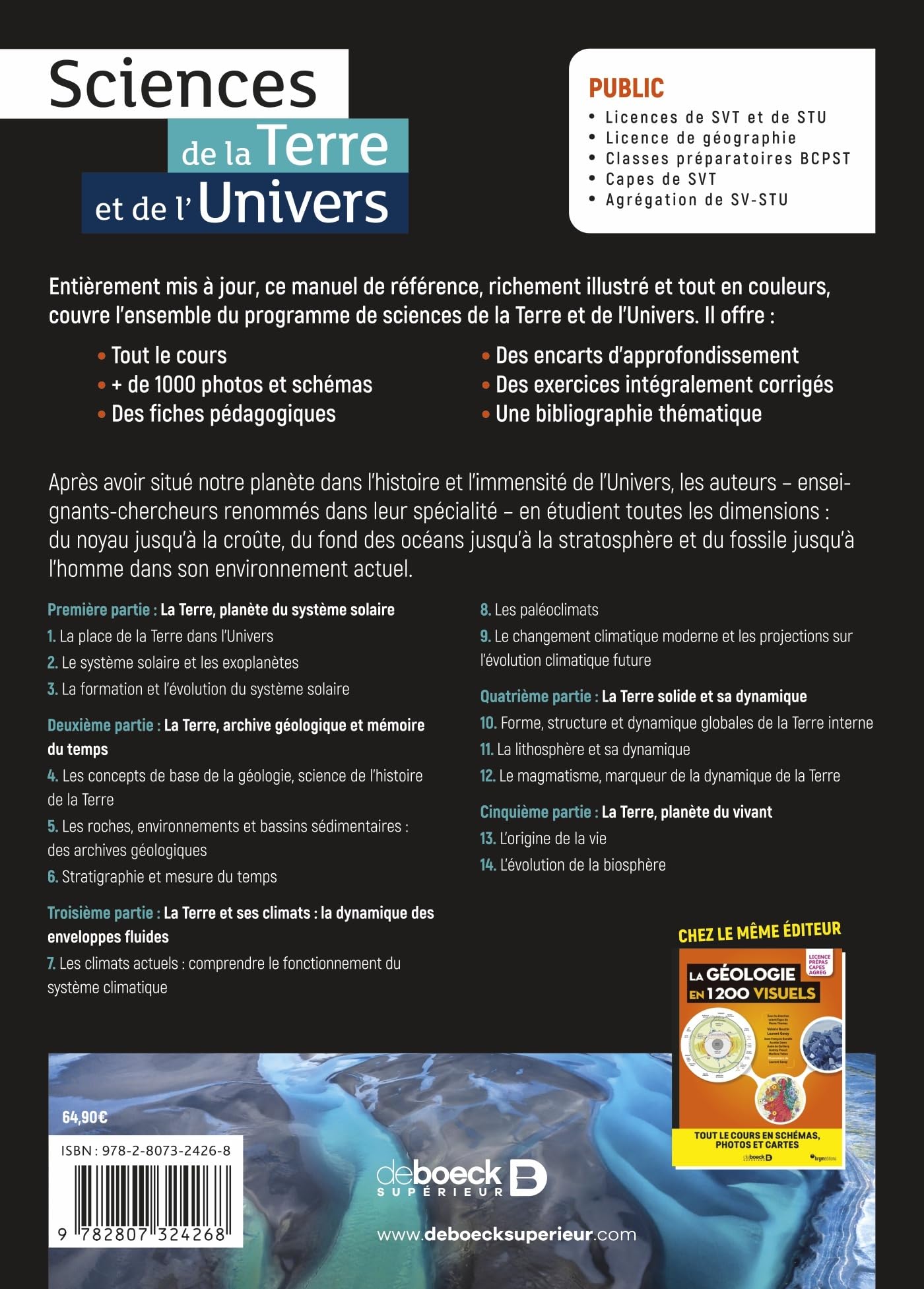 Sciences de la Terre et de l'Univers