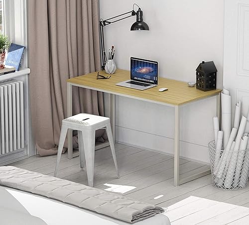 Miniatura 62 de SHW - Escritorio de 32 pulgadas para computador, oficina en casa, roble Roble,Negro,Espresso,Marrón