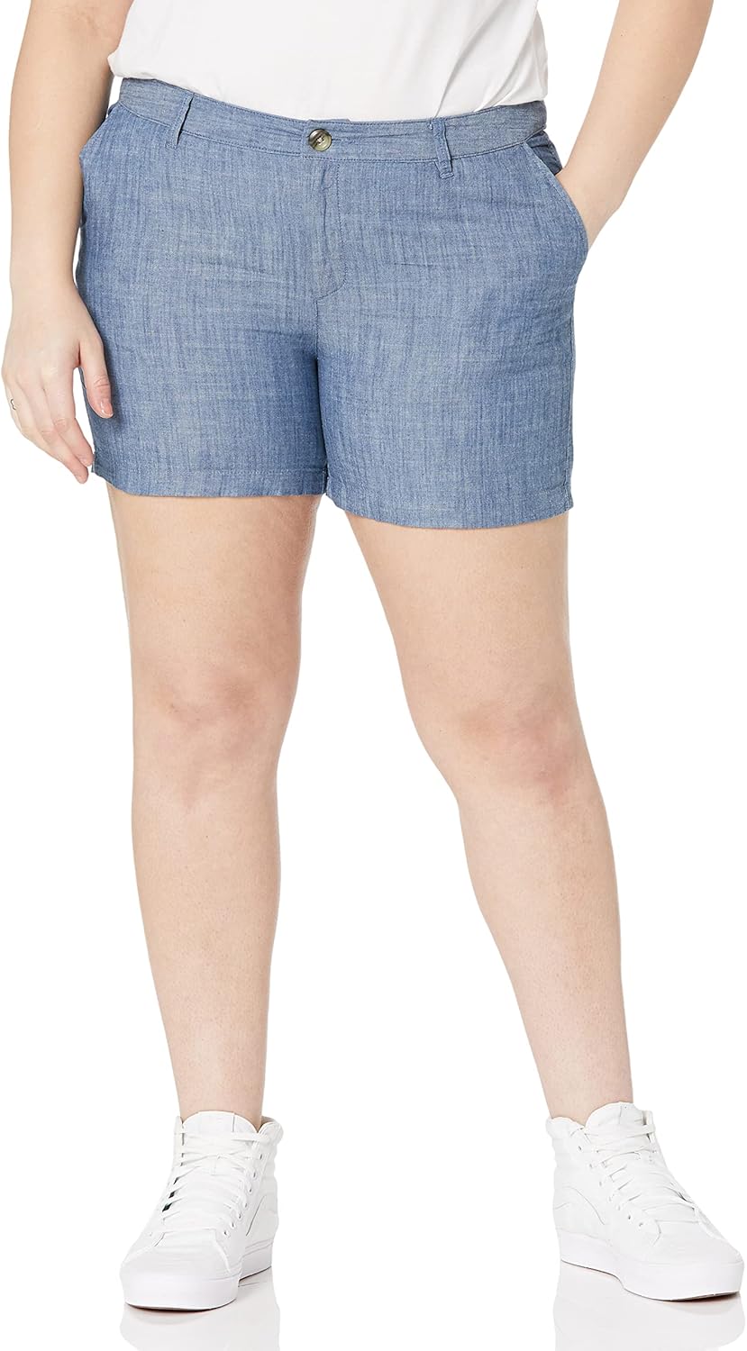 Amazon Essentials Women's 5" Inseam Chino Short