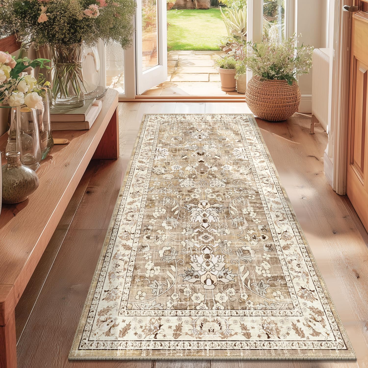 Amazon.com: LOKHOM Washable Runner Rug, 3x6 Non-Slip Vintage