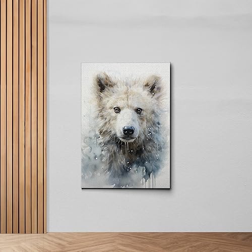 Fox Mother Cub Print, In The Style Of Stencil,Based, Kids Wall Art, Kids Wall Art Display, Mom And Baby Animal Art Print, Wall Art, Wall Decor