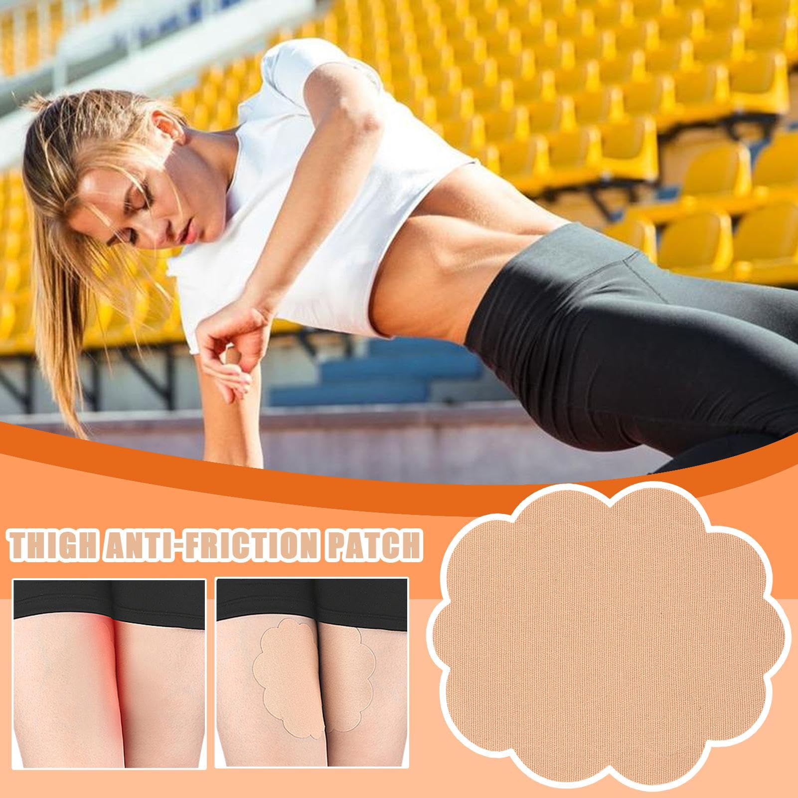 Parches Antirozaduras Elásticos Transpirables Invisibles 10 Pares Para Muslo Talón Fitness Senderismo Ciclismo