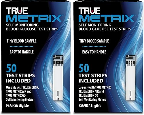 Miniatura 11 de True Metrix - Tiras reactivas para medir la glucosa en sangre, 50