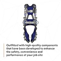 Vista 3 de Arnés de cuerpo completo DBI/Sala ExoFit NEX, estilo construcción, azul/gris