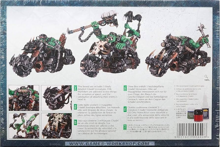 Amazon.com: Warhammer 40K Ork Warbiker Mob : Toys & Games