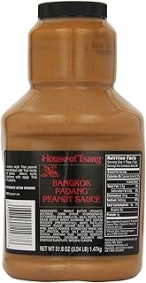 House of Tsang Bangkok Padang Peanut Sauce, 51.8 ounce (1 pack)