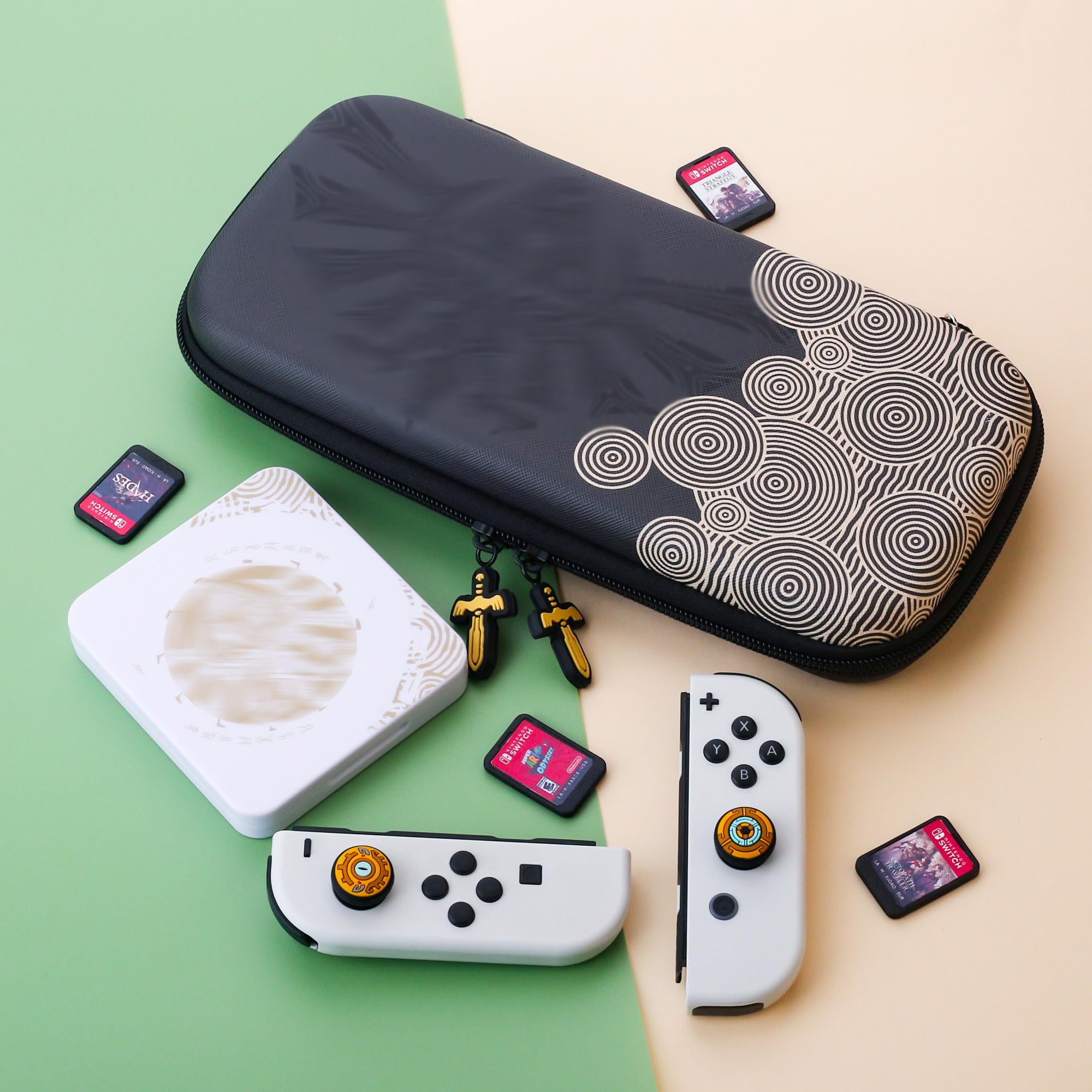 Amazon.com: GLDRAM Theme for Zelda Carrying Case for Nintendo
