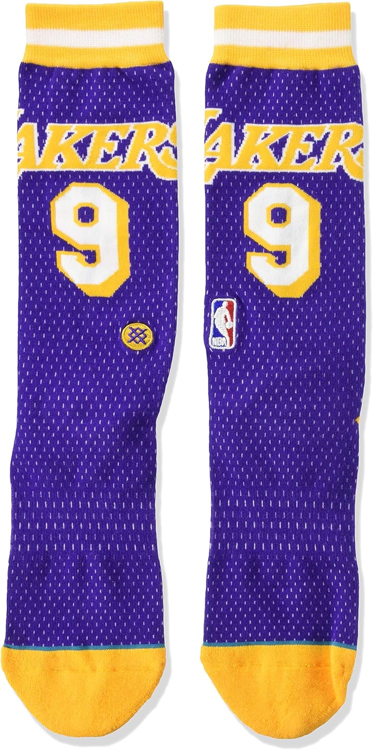 Stance M545C18VEH Men's Lakers 94 HWC Sock, Purple - Large