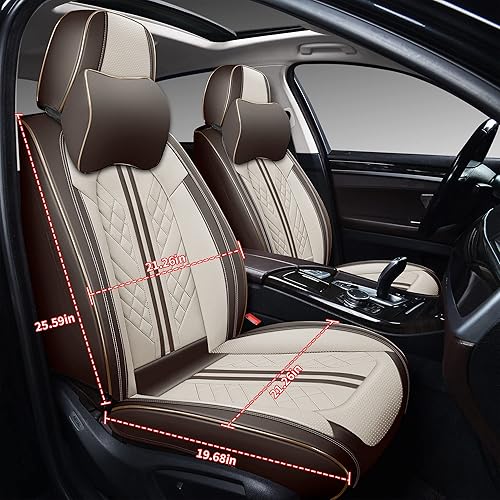 Miniatura 41 de GXT Bench Seat Cover, Premium Faux Leather Bench Seat Covers for Trucks - Universal Fit for Most Sedans SUV Pick-up Truck, Durable for Long Lasting