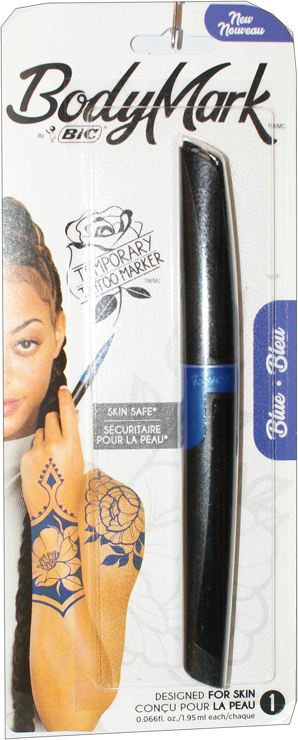 BIC Body Mark Temporary Tattoo Marker Blue