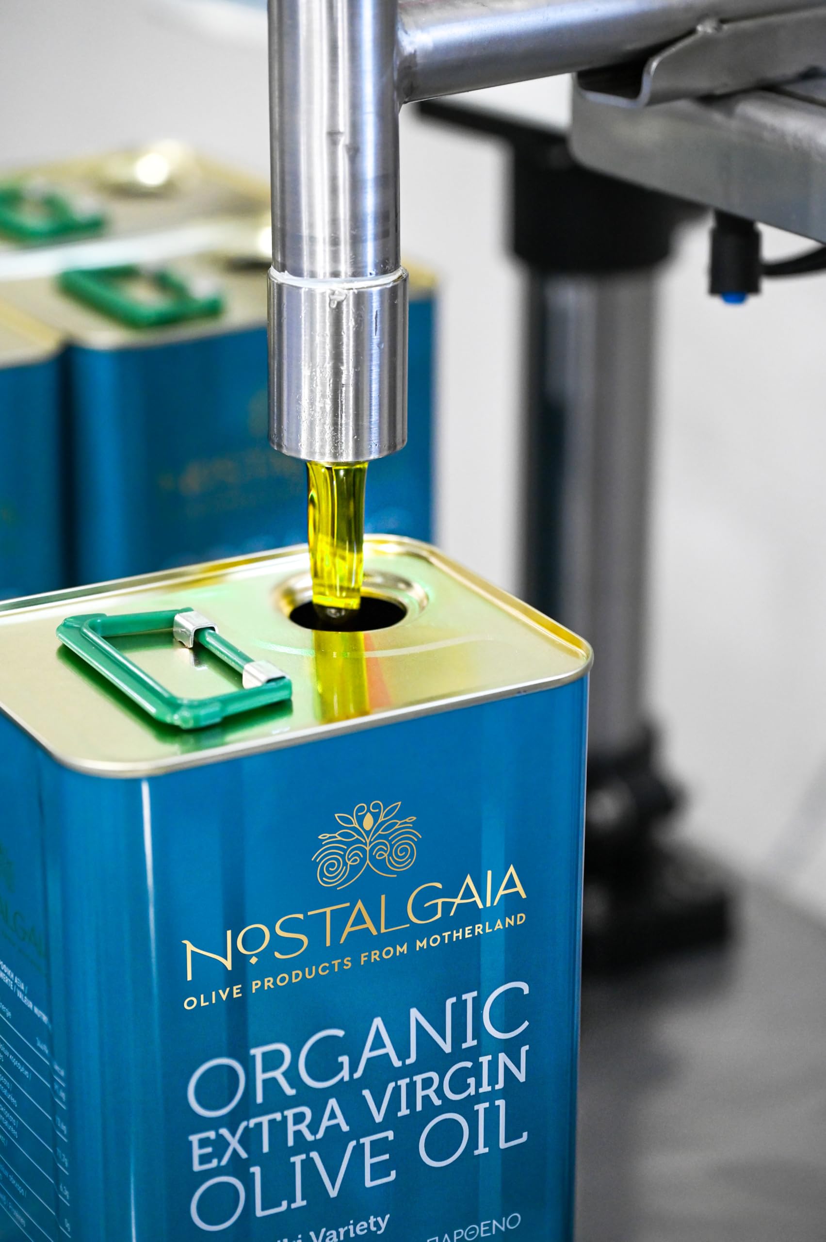 NOSTALGAIA 5 Litres Bio Griechisches Natives Olivenöl Extra – 100% Koroneiki, Kaltgepresst, Hoher Polyphenolgehalt, Frische Ernte 2025/2026, Premium Qualität, 5L Kanister