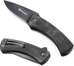 product image for Kilimanjaro Black DW Linerlock AUS-8 3.25" Blade