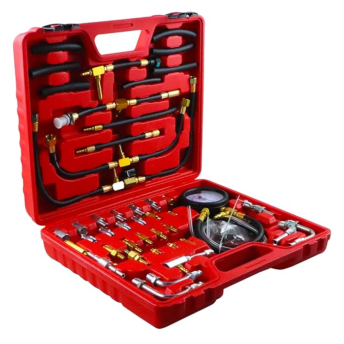 Buy Magorfas Fuel Pressure Gauge Fuel Injection Pressure Tester with