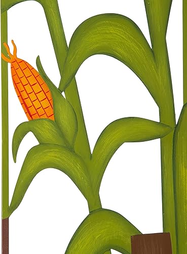 Miniatura 5 de glitzhome - Letrero de espantapájaros rústico, decoración de patio, pórtico y pared, otoño, cosecha y Día de Acción de gracias, con estacas, con