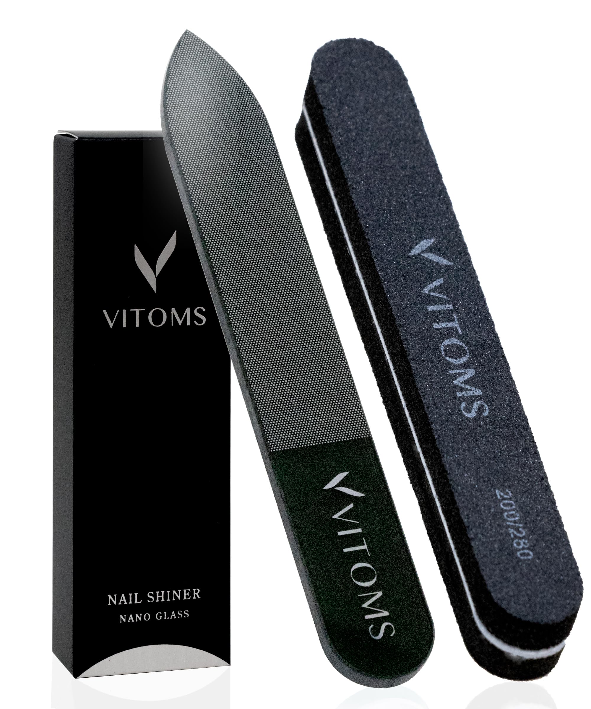 Amazon.co.jp: 【TVシューイチで紹介】 VITOMS 爪磨き 爪やすり ガラス
