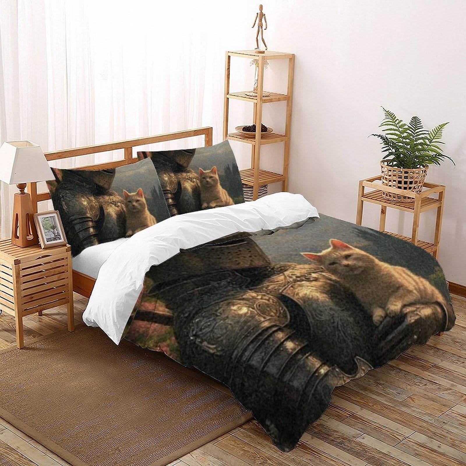 Housse de couette 260x220cm imprimé 3D microfibre de qualité supérieure filles