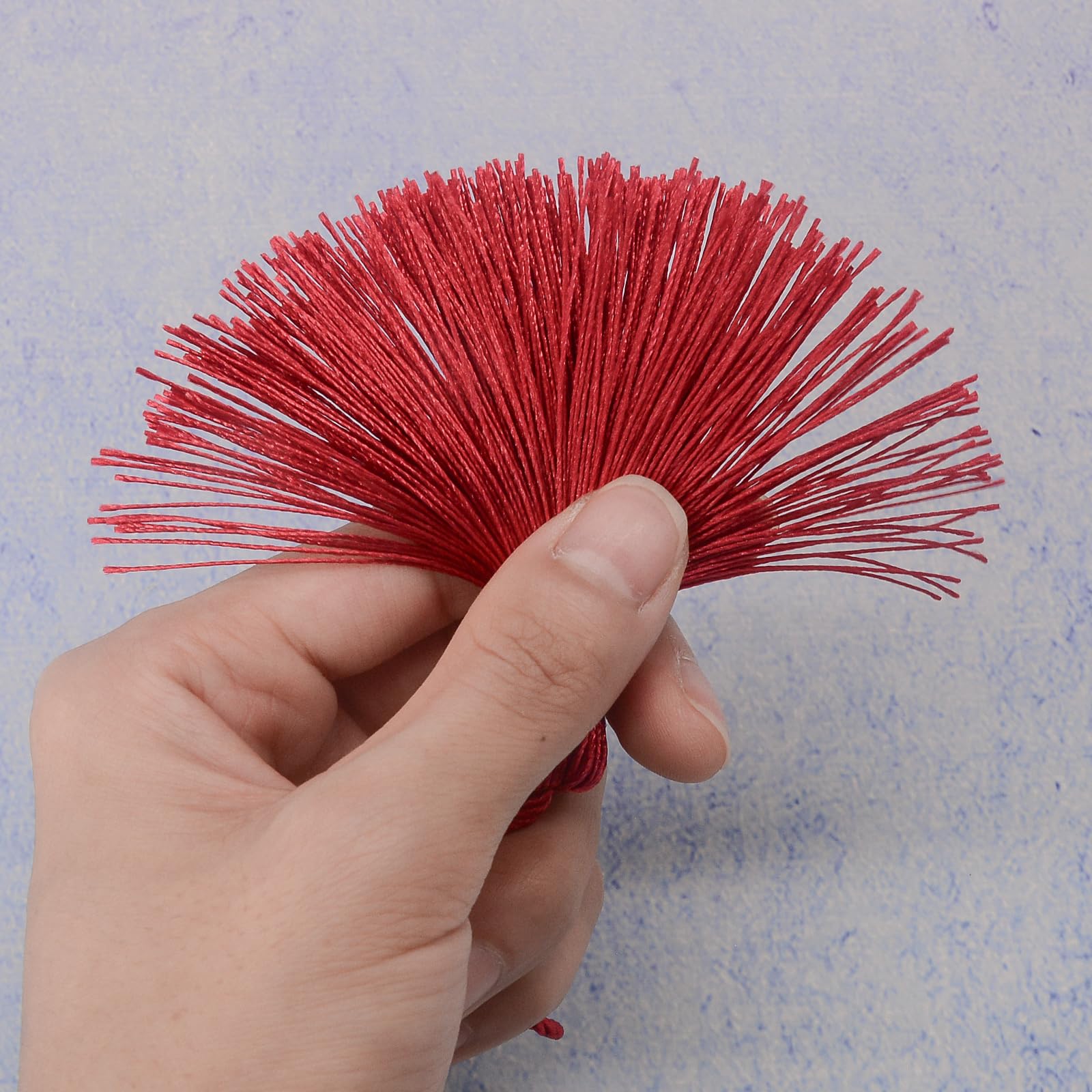 20 Seidige Quasten-Anhänger - Handmade Für DIY & Schmuck