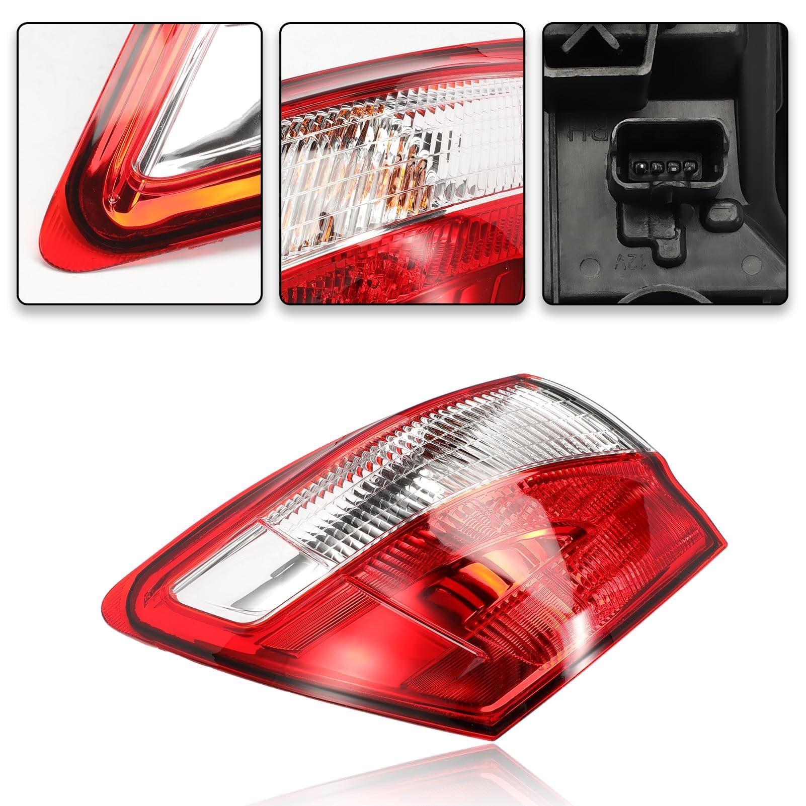 Luz Trasera Derecha Compatible Con Nissan Qashqai J10 2010-2014 – Reemplazo OE 26555BR00A, ULT115003, Exterior