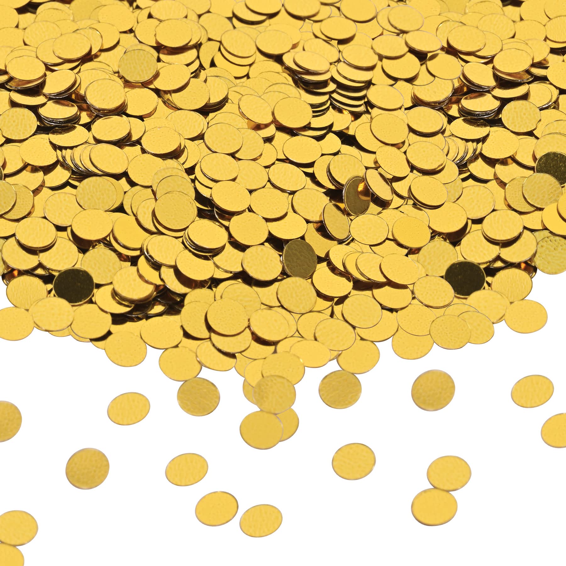 Beistle, 4 Packages Fanci Fetti Dots, 1 Ounce of Confetti in Package, Total of 4 Ounces of Confetti (Gold)