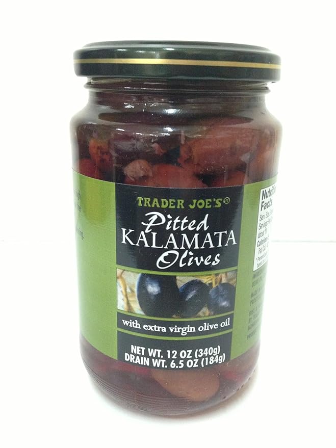 Trader Joe's Pitted Kalamata Olives with Extra Virgin
