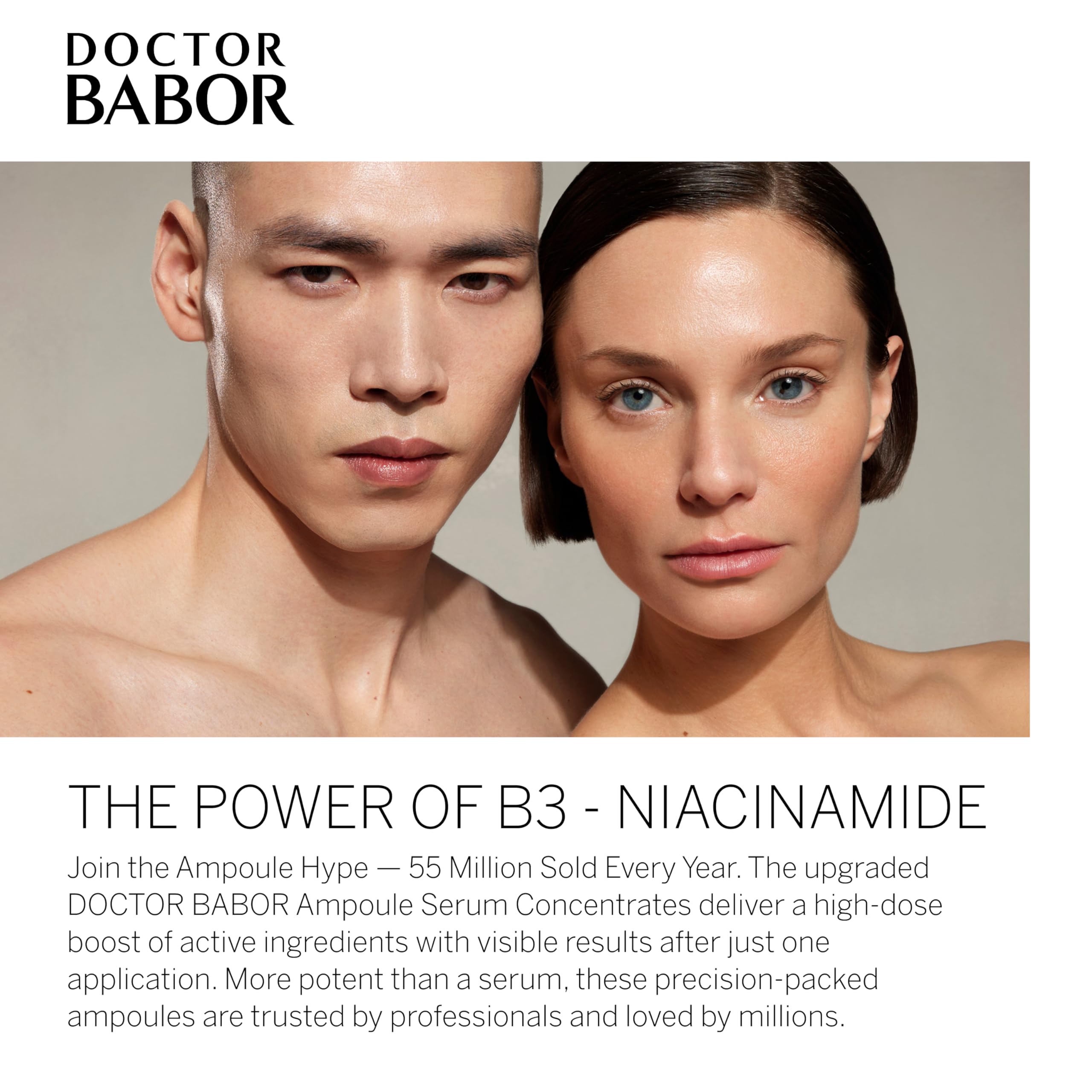 Doctor BABOR Barrier Protect Ampoules Serum | Strengthened Skin Protection Barrier | With Ceramides and Niacinamide | For Dry and Stressed Skin | Radiant and Balanced Skin | Vegan | 7 x 2 ml