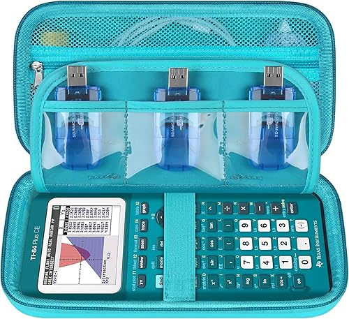 Funda rígida para calculadora gráfica de color Texas Instruments TI-84 Plus CETI-84 PlusTI-83 Plus CECasio fx-9750GIII, soporte de almacenamiento