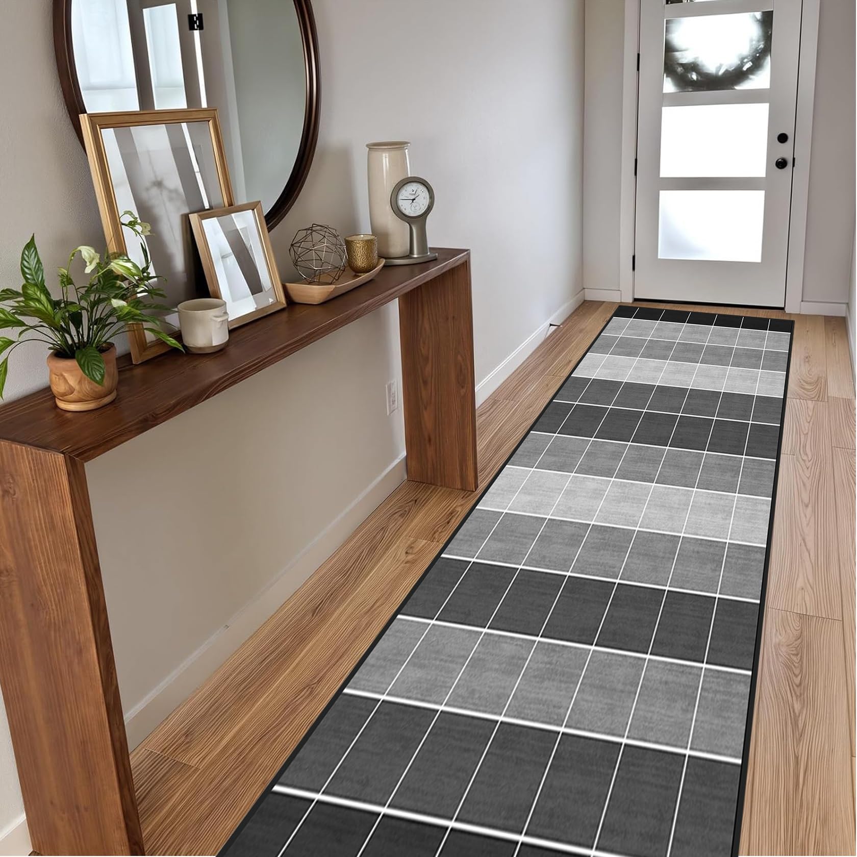 Alfombra salon y recibidor de 60 x 200 cm que transforma la entrada de tu casa en zona segura