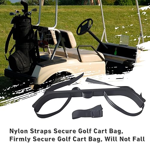 Miniatura 7 de Accesorio de bolsa de golf para carrito de golf, soporte de bolsa de asiento trasero Asamblea de estante de correa 71851-G01 para carrito de golf