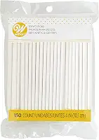 Wilton Palitos de pirulito de 10 cm, pacote com 150