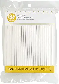 Wilton Palitos de pirulito de 10 cm, pacote com 150