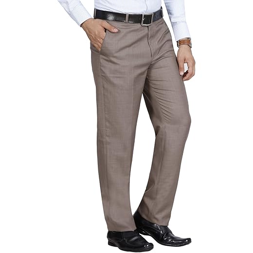 Mens Solid Formal Trousers