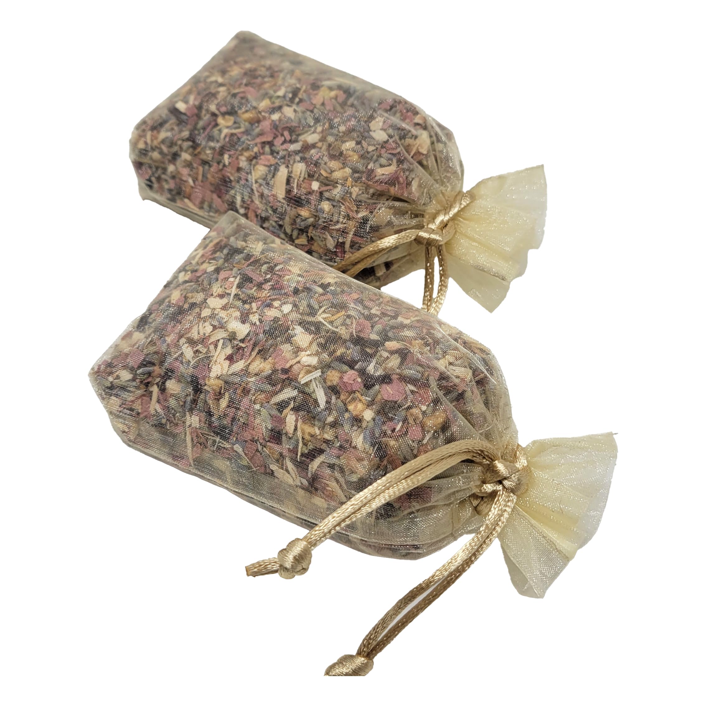 Natural Scented Potpourri Sachets - Made in The USA with Herbs, Cedar Chips and Essential Oils by MoonDance Soaps