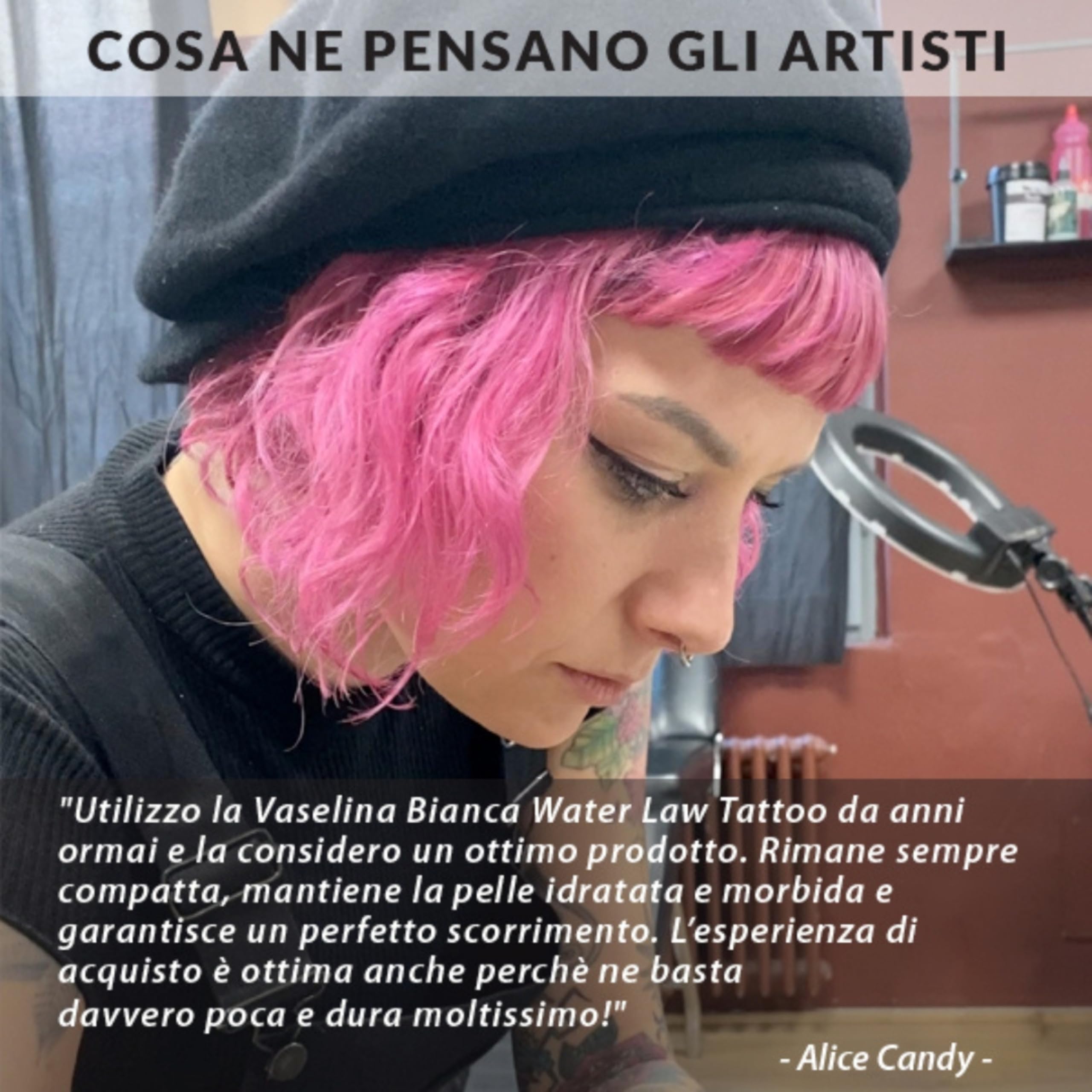 Water Law Tattoo Vaselina Bianca 200ml, Vaselina Pura Altamente Raffinata, Vaselina Tattoo Professionale, Emolliente, Lubrificante, Protettiva, Senza Profumi o Coloranti, Made in Italy