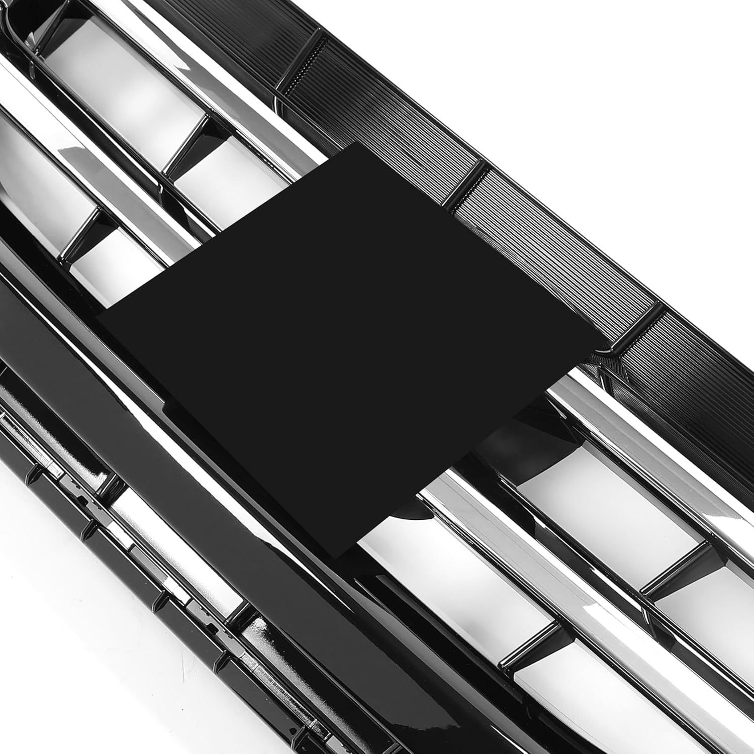 KUAFU Front Bumper Grille Compatible with 2014-2017 Honda Odyssey Grill Assembly Replacement for HO1200220 75101TK8A22 75101TK8A21 W/Chrome Strips