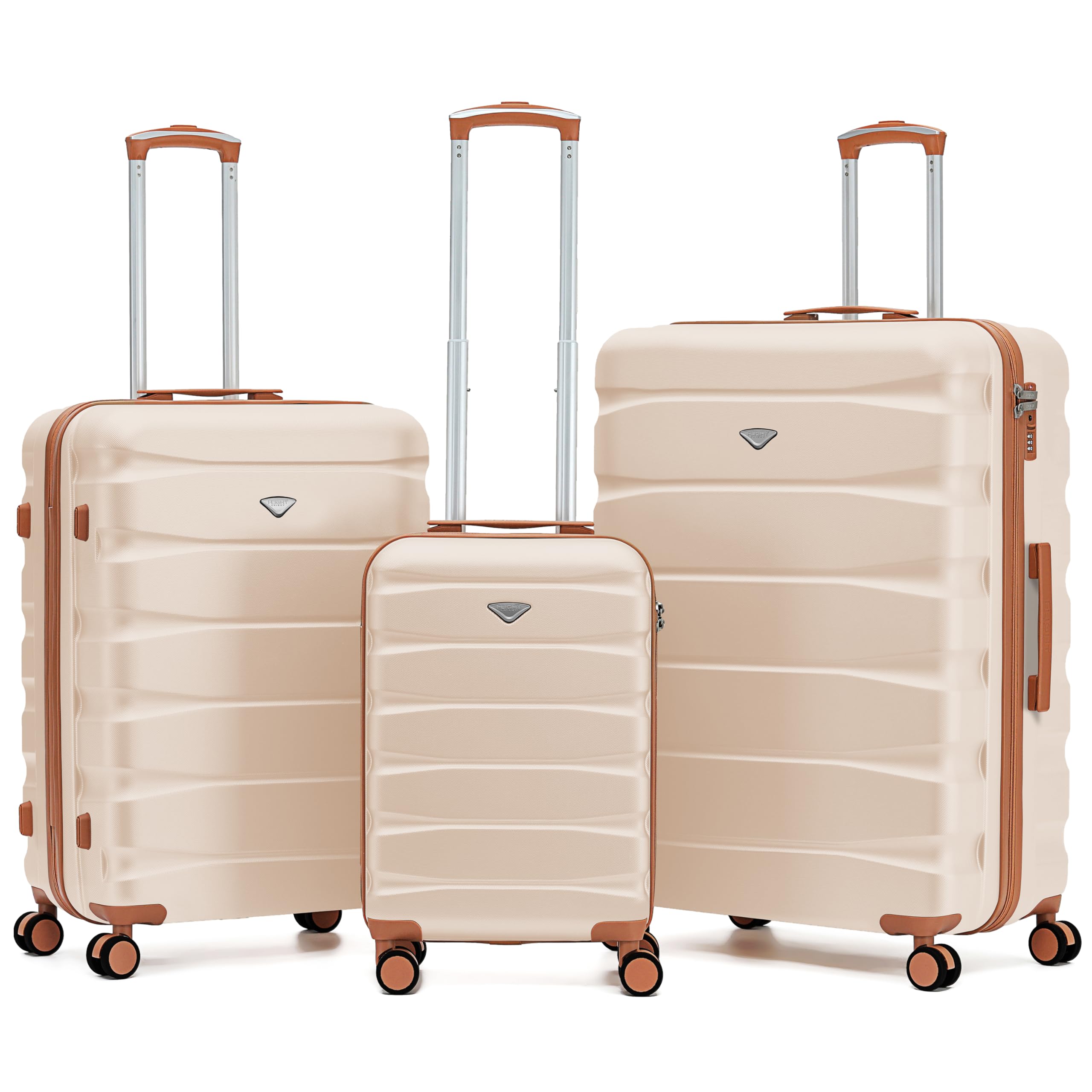 Flight Knight Underseat Cabin Suitcase 45x36x20cm | Free Hand Luggage for EasyJet & Wizz Air | Lightweight ABS Hard Shell with 8 Silent-Glide Spinner Wheels | Max Space Travel Bag — view 51