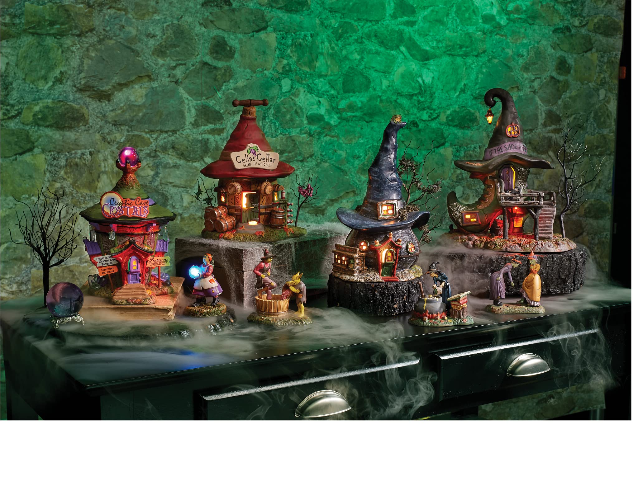Amazon.com: Department 56 Snow Village Halloween Cryptic Cave