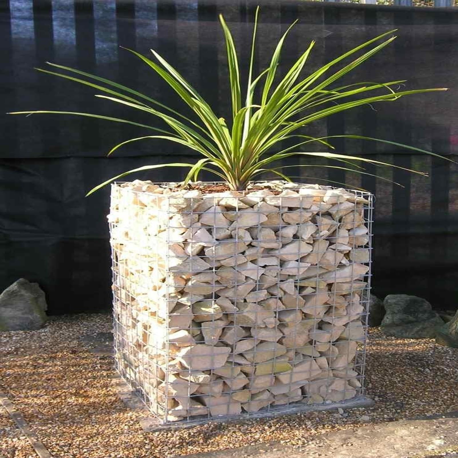 Cesta Gavión Muro Gavión Bancal Elevado Piedra Malla Soldada Acero