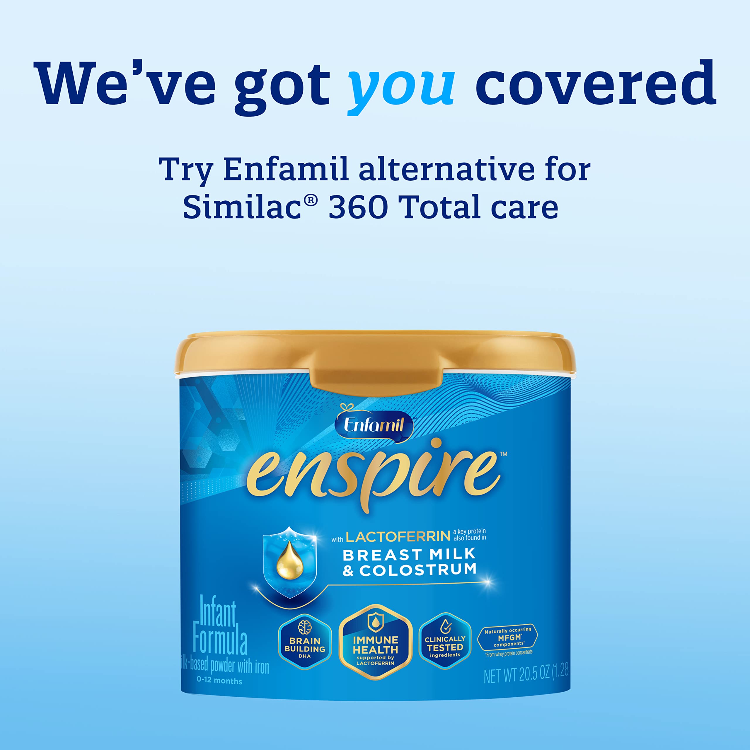 Enfamil Enspire Infant Formula with ImmuneSupporting Lactoferrin