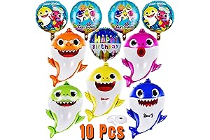 Baby Shark Helium Balloons Party Supplies for Birthdays