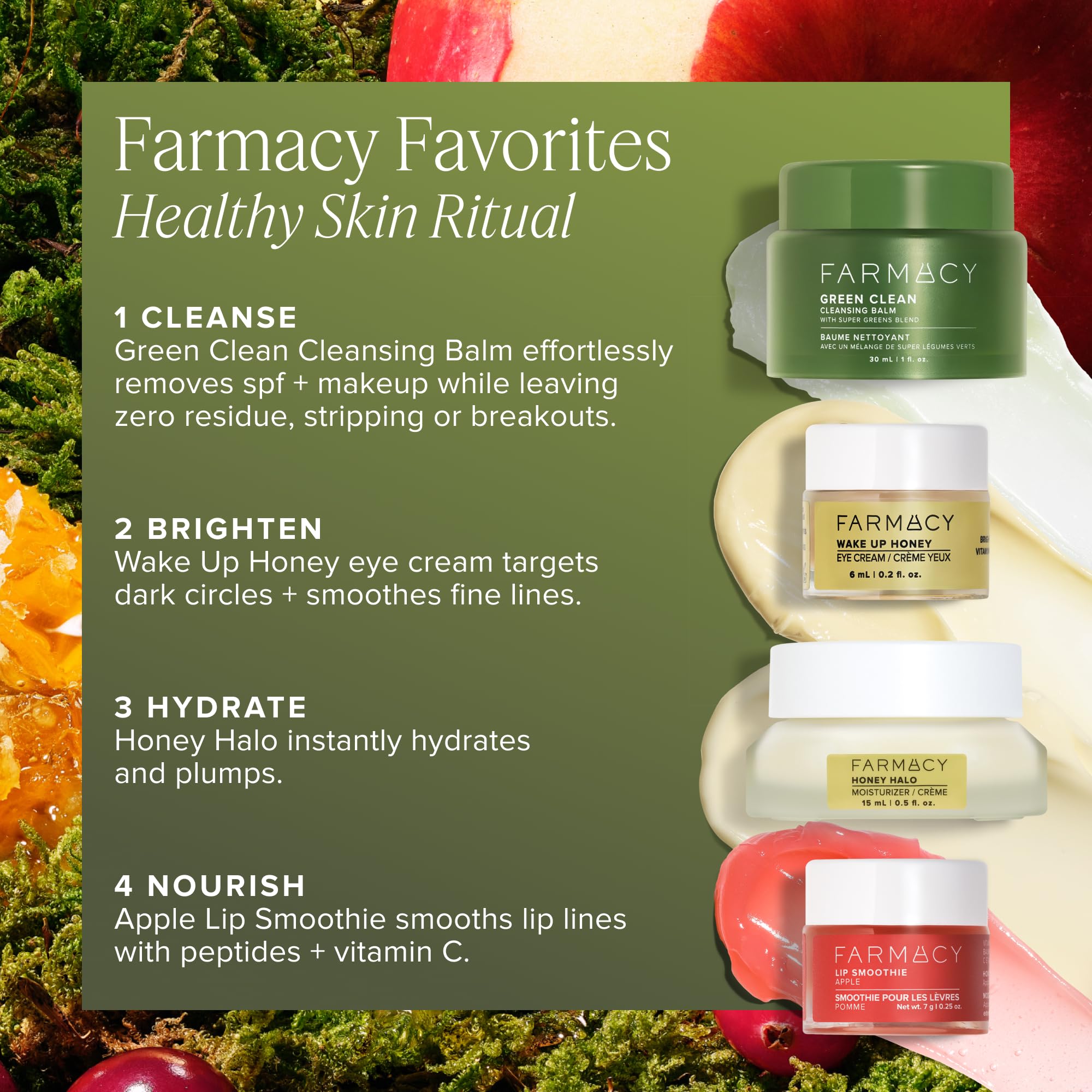 FARMACY ファーマシー グリーンクリーン　ハニードロップ　ハニーポーション Honey Vanilla Clean | Farmacy Beauty