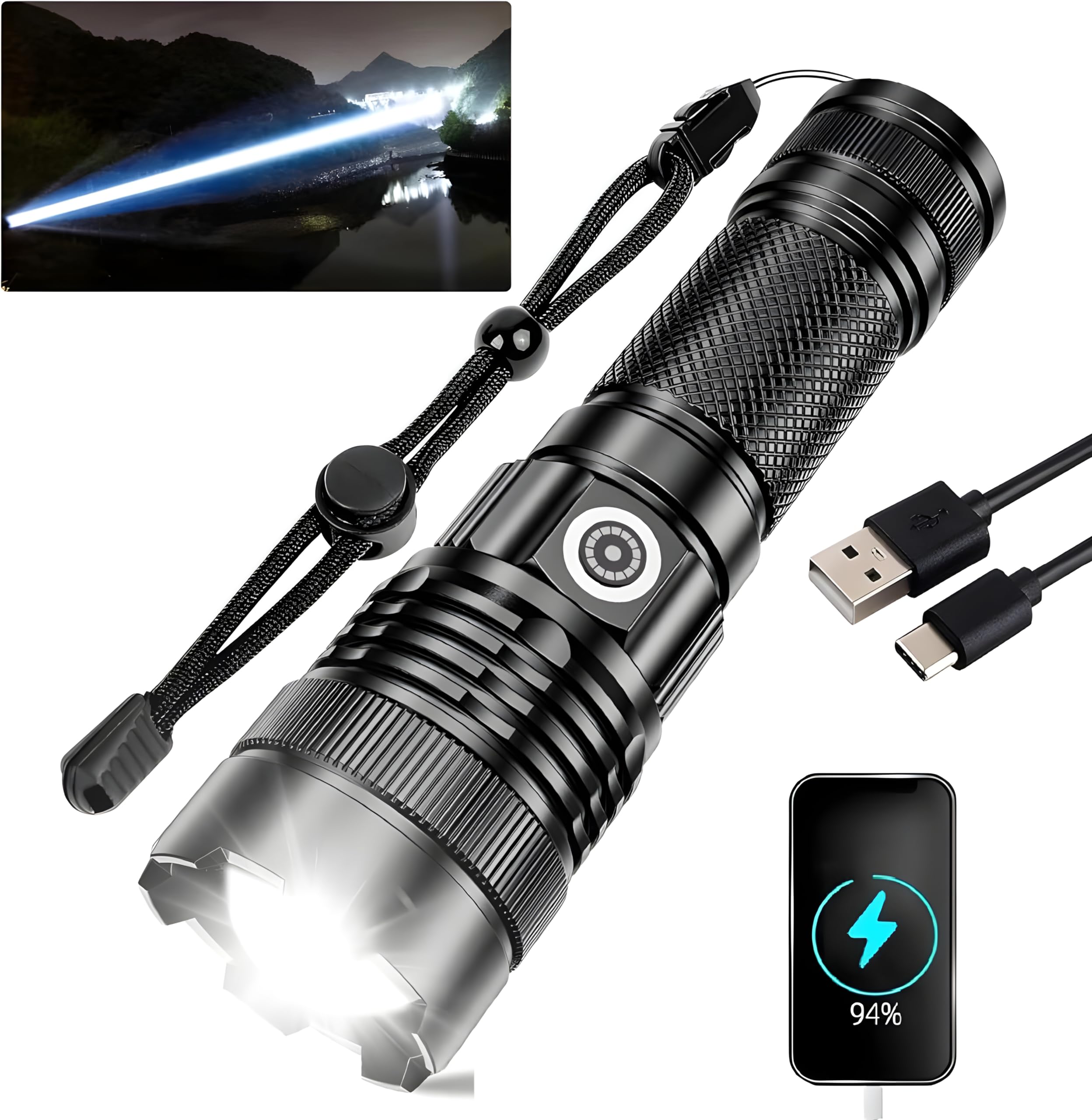 See full amazon price history chart for Ghime LED Flashlight Rechargeable USB C Charging, Powerful 20000 Lumens with 4 Light Modes, Pocket Flashlight with Clip, Magnetic Flashlight for EDC,Camping, Hiking, Emergency (25000 Lumens) Ghime LED Flashlight Rechargeable USB C Charging, Powerful 20000 Lumens with 4 Light Modes, Pocket Flashlight with Clip, Magnetic Flashlight for EDC,Camping, Hiking, Emergency (25000 Lumens) (B0DJ1F2636) Amazon Price History, Amazon Price Tracker