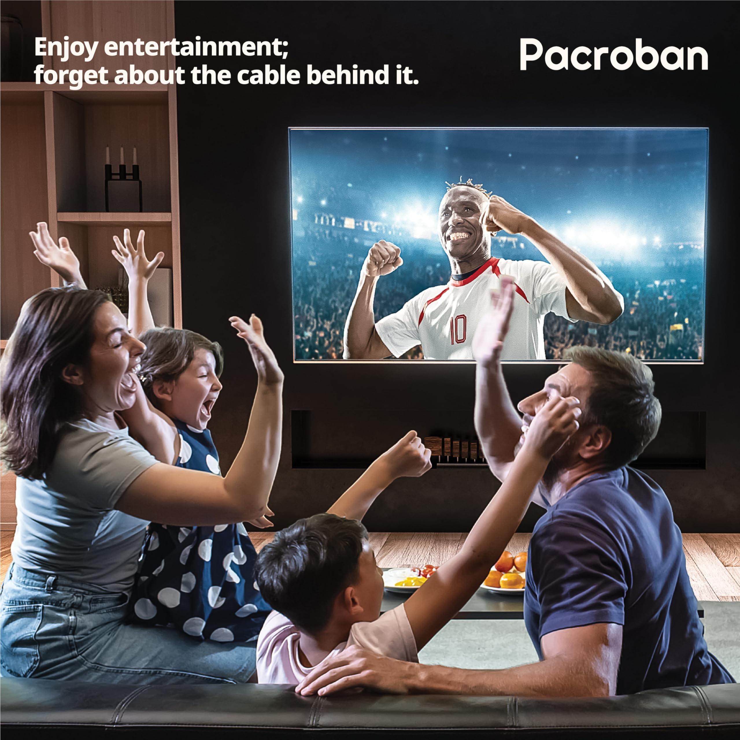 Pacroban 8K - Cavo HDMI 2.1, confezione da 3, 48 Gbps, 4 K, 120 Hz, eARC, ecc. (1,8 m)