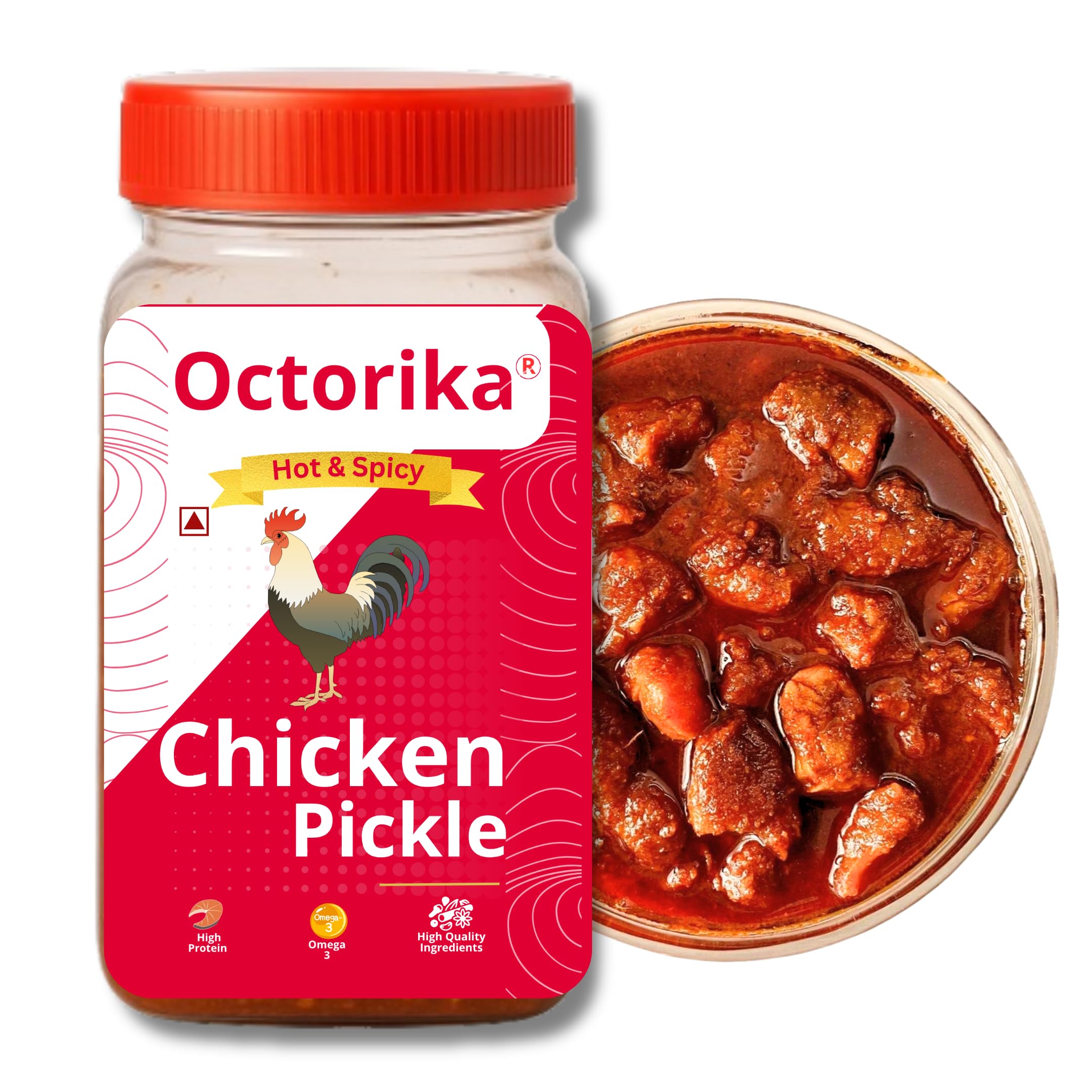 Octorika - Chicken Pickle - 200 grams-image-43