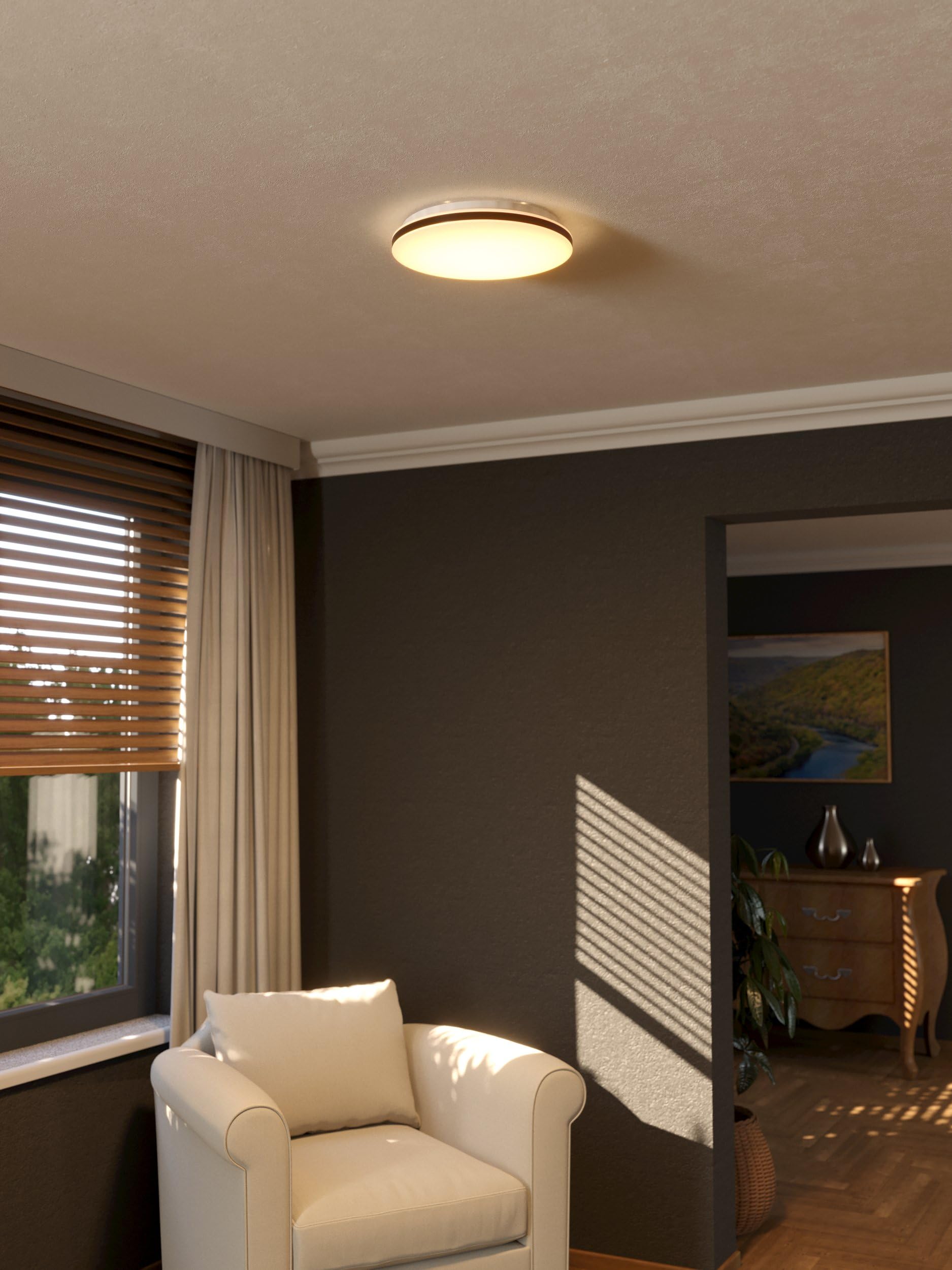Innr Slimme Plafondlamp Ambiance White - Is Geschikt Voor Philips Hue Warmwit Tot Helder Wit Zigbee Smart Plafonniere Dimbaar En Tunable